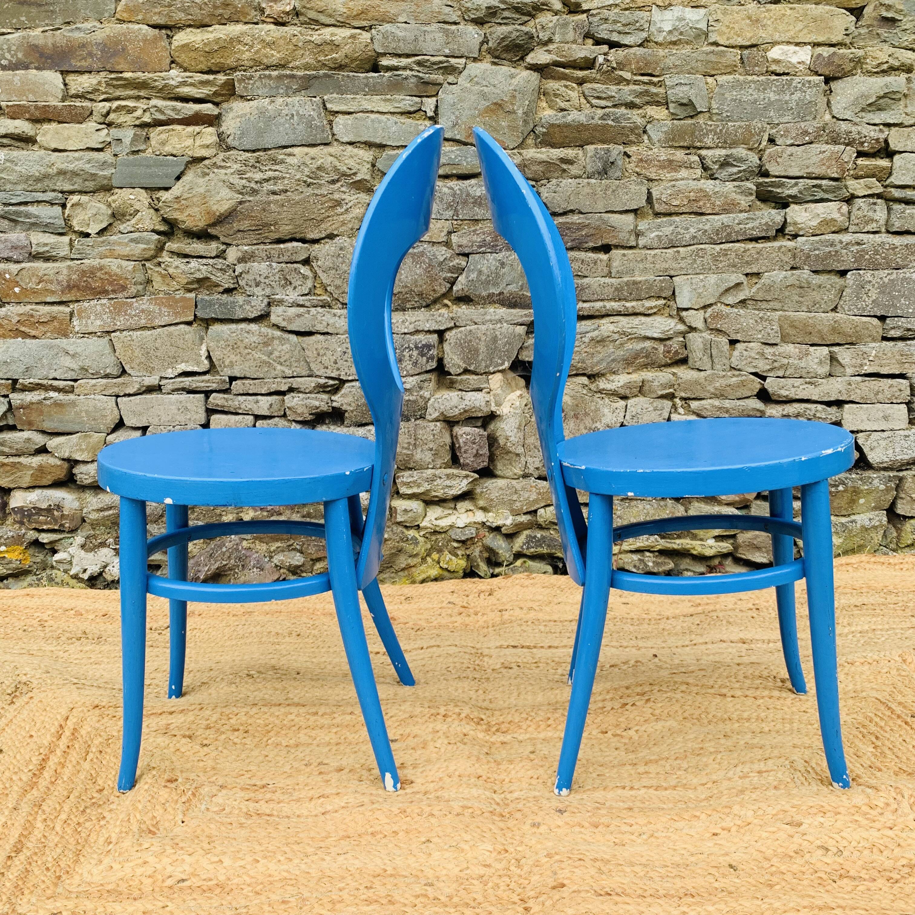 Pair of Baumann seagull model chairs