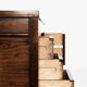 Executive desk in rosewood and leather by Søren Willadsen