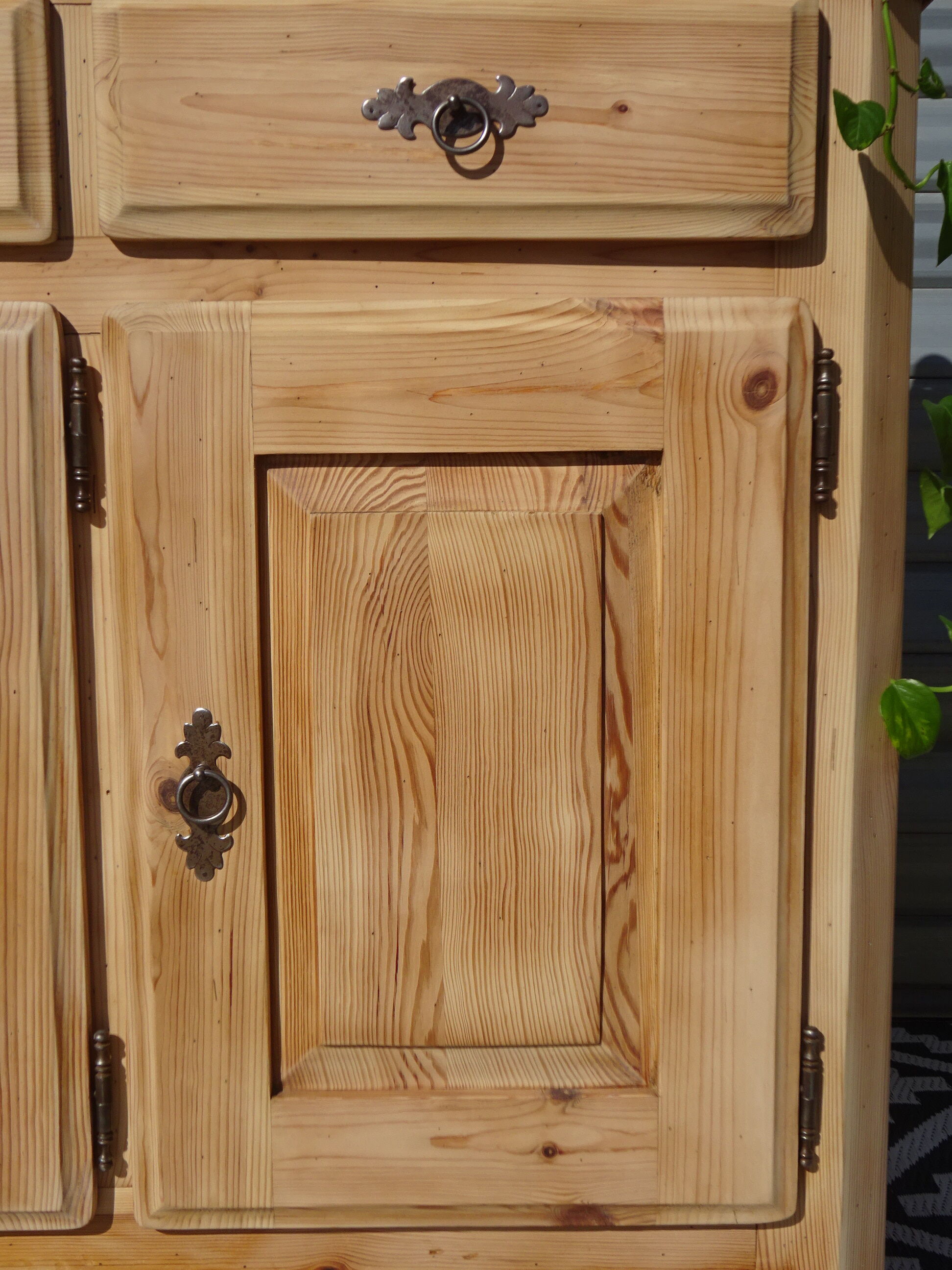 Solid wood enfilade, restored