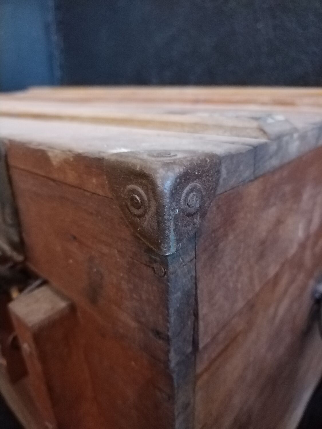 Wooden trunk early twentieth century