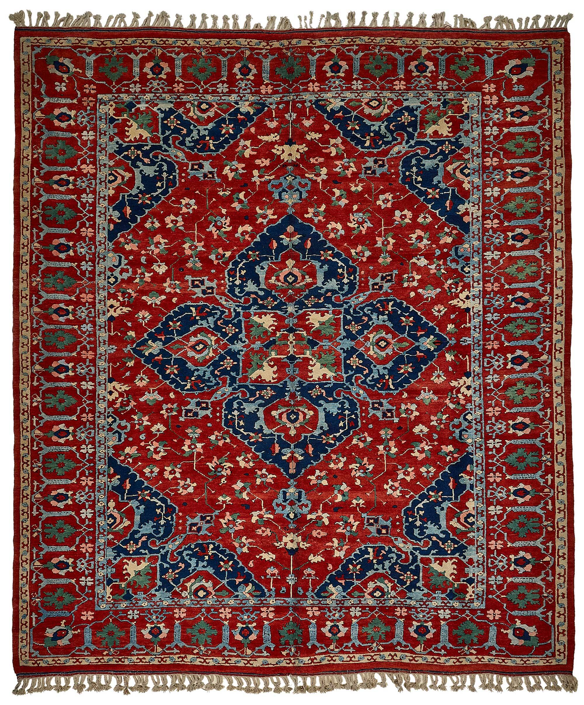 Turkish Handknotted Wool Oushak Rug 313 cm x 360 cm