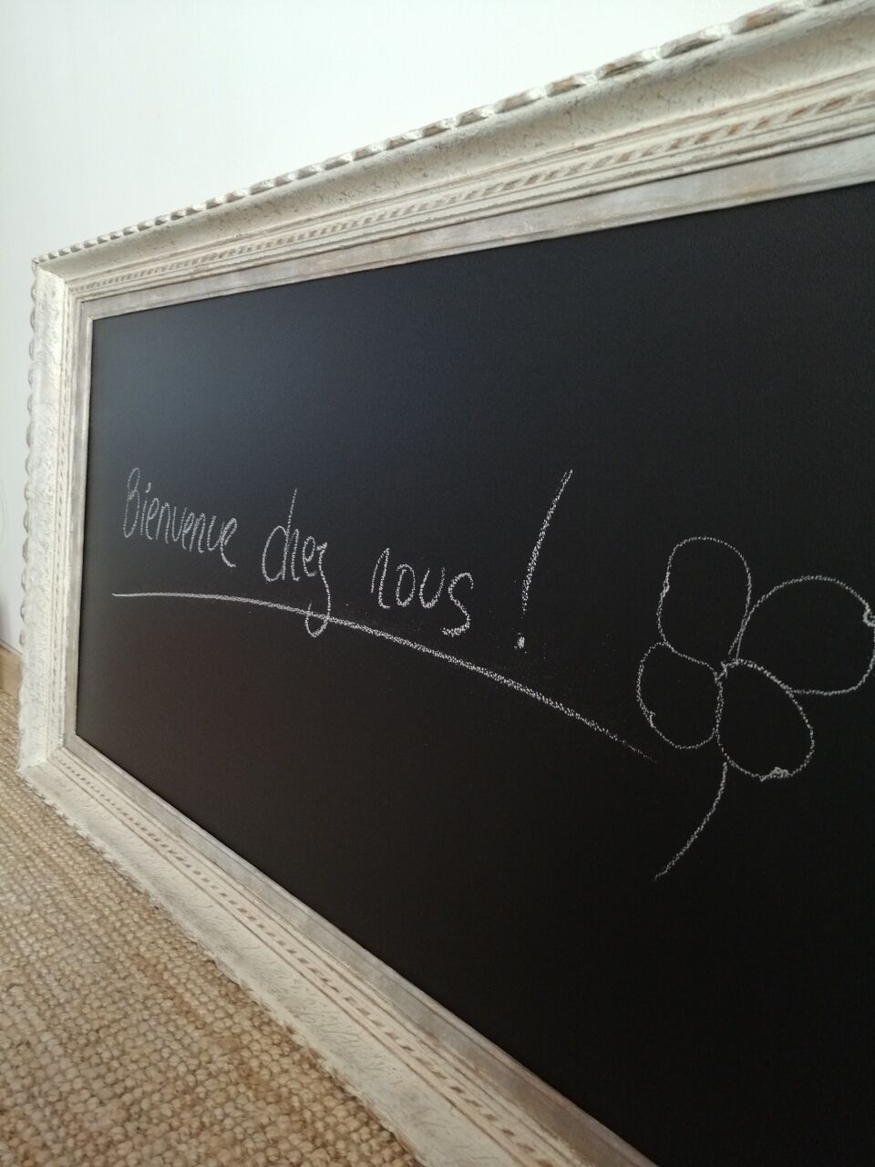 Vintage slate painting.