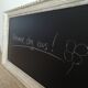 Vintage slate painting.