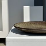 Indonesian green ceramic dish D:26.5