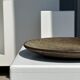 Indonesian green ceramic dish D:26.5
