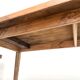 Table de ferme vintage en peuplier