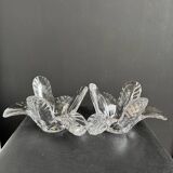 Crystal palm tree catchall, 1970s