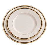 Wedgwood Clio – Lot de 2 assiettes en porcelaine fine Bone China – Ang