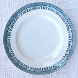 Set de 6 assiettes plates Terre de fer modèle service Congo