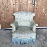 Paire de fauteuils crapauds Napoleon III
