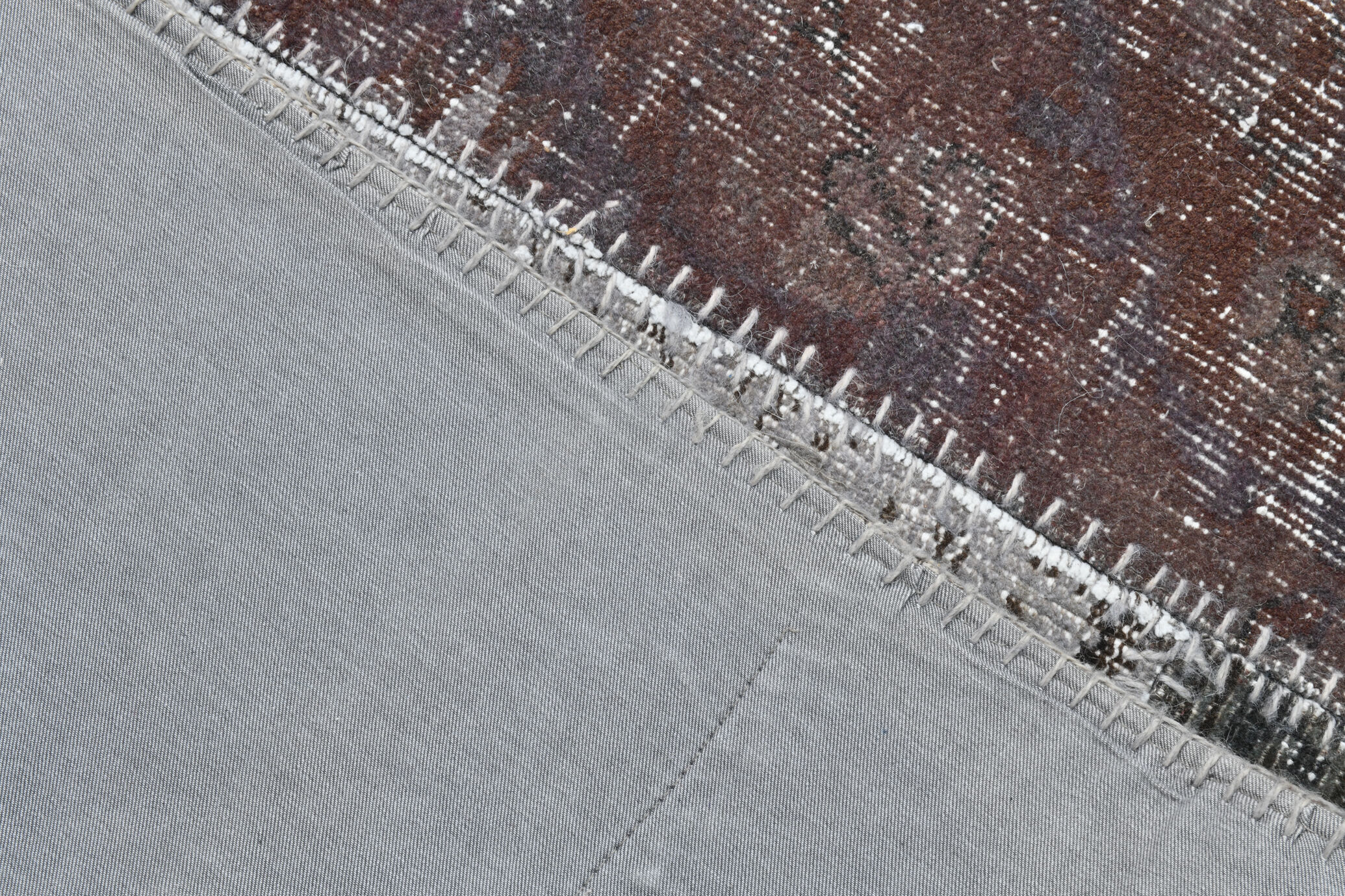 8x11 Handmade Wool Vintage Rug 354x251Cm