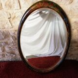 Vintage oval mirror, 93x62 cm