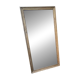 Miroir dessus de cheminée ancien - décor de palmettes et de feuilles d'eau