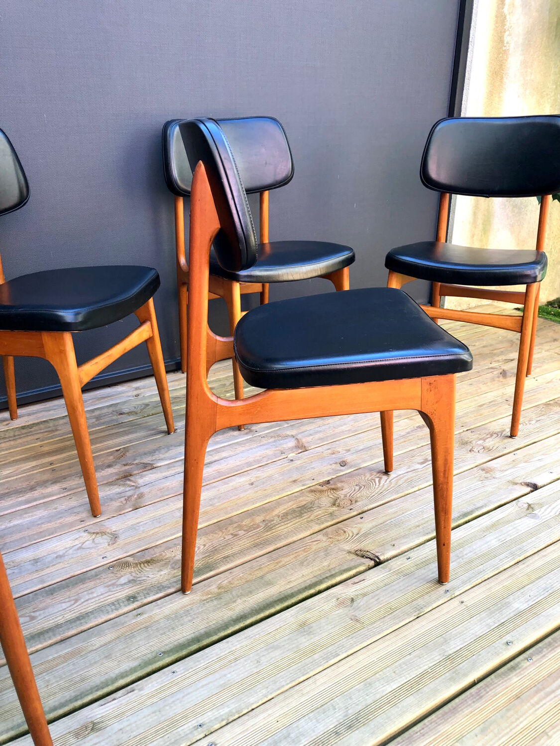 Set of Scandinavian chairs