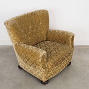 Fauteuil lounge, design danois, années 1960, production : Danemark