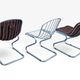 3 Gastone Rinaldi 'Sabrina' Chairs for Rima – Italy, 1970s