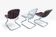 3 Gastone Rinaldi 'Sabrina' Chairs for Rima – Italy, 1970s