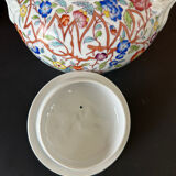 Polychrome sugar bowl Creil and Montereau