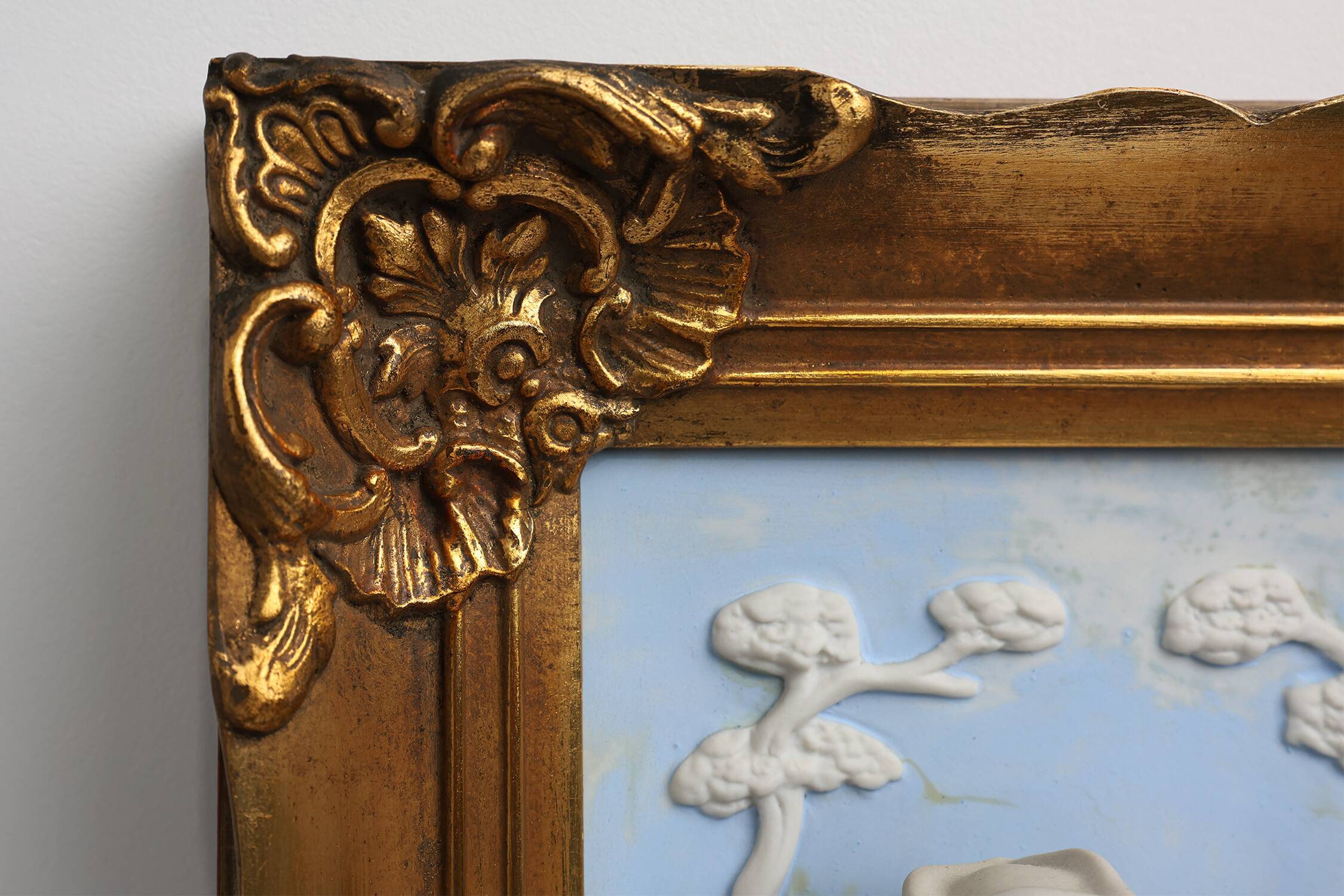 Porcelain Wall Art in Baroque style by Alt Meissen, Germany 1950s