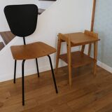 Light oak bedside table 1950