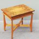 Art Deco table table in solid wood 40s