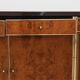 Buffet en radica et métal doré moderniste des années 70