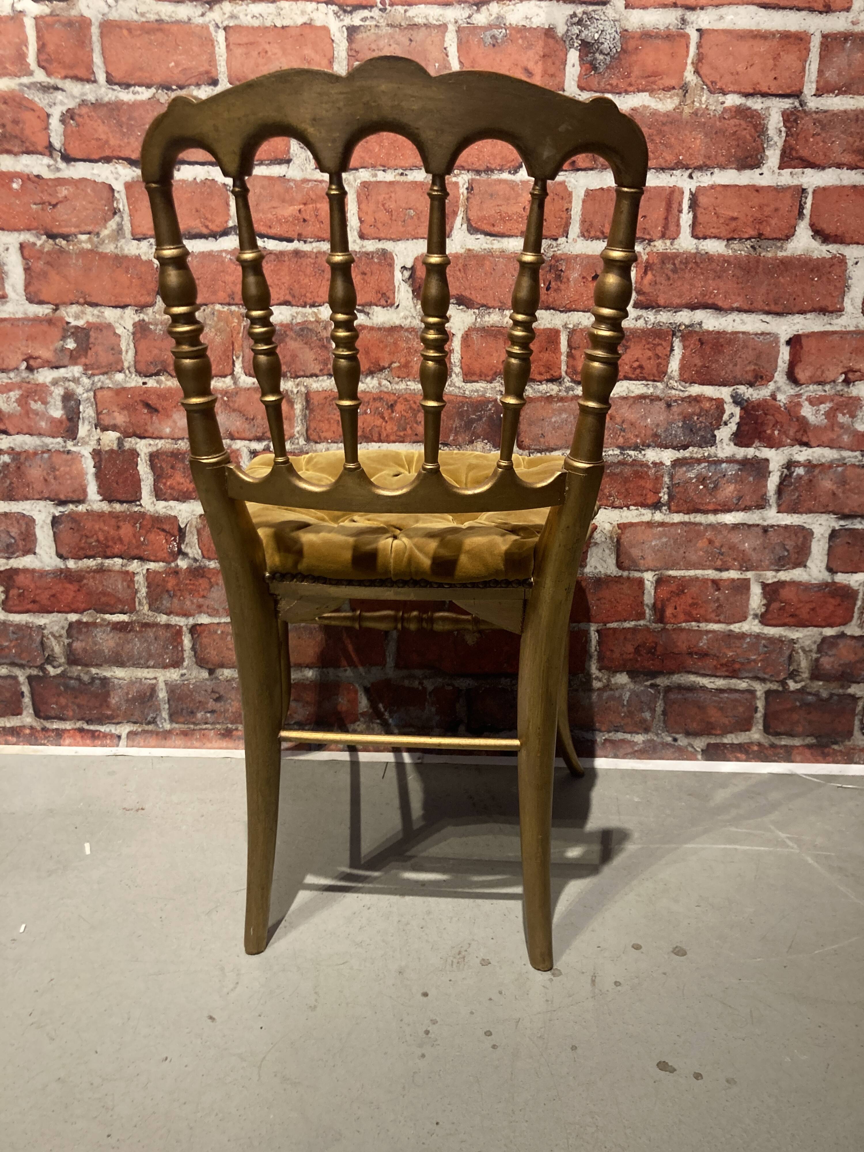 Pair of empire style chairs