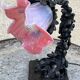 lampe fer forgé art déco 1930