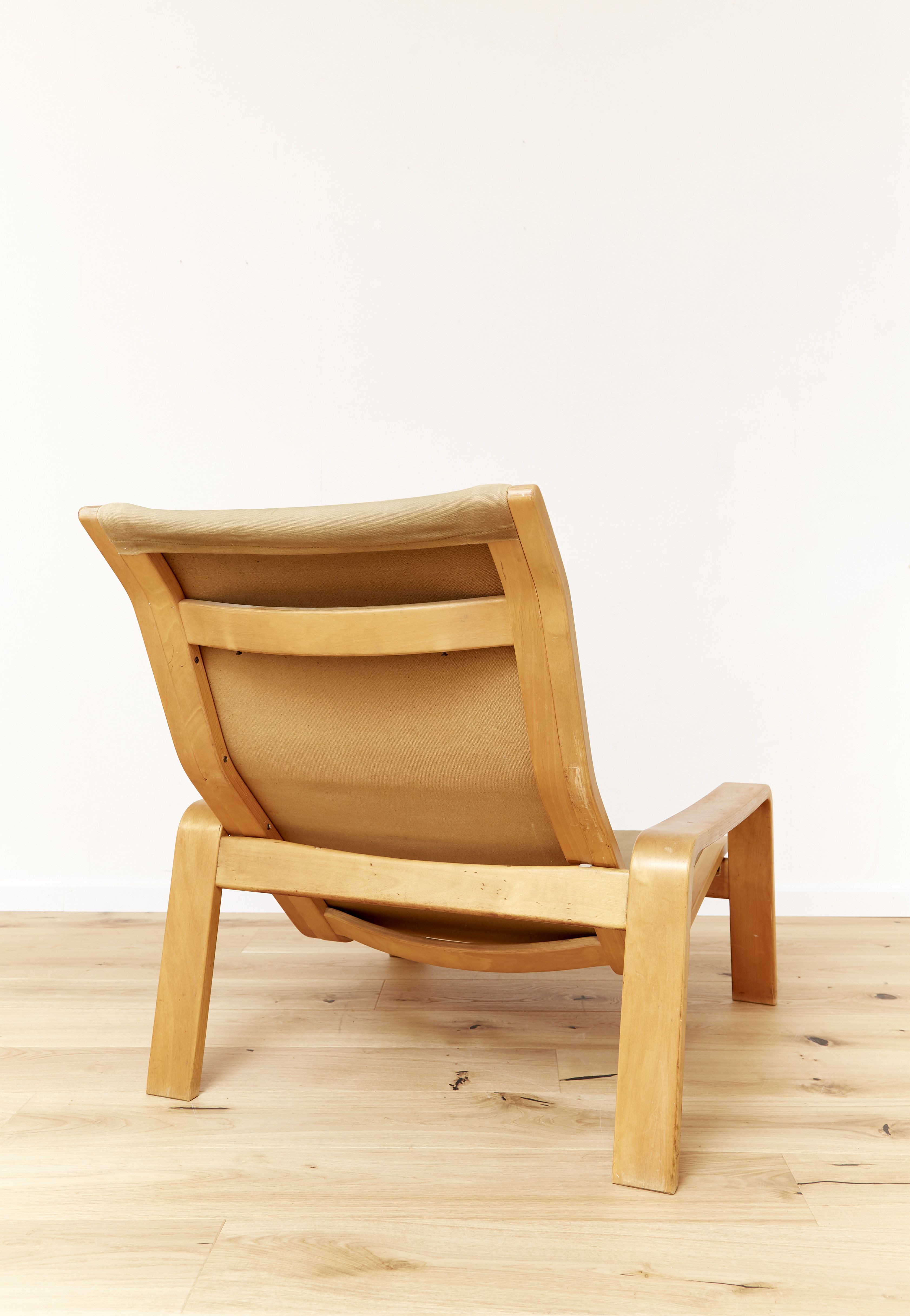 Mid-Century Pulkka lounge chair by Ilmari Lappalainen for Asko