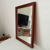 Vintage Italian mirror, beveled glass, 1960s