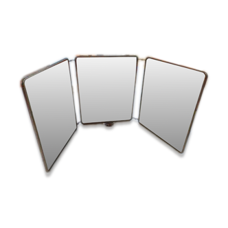 Miroir tryptique des années 50 / 60