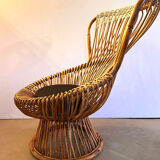 Pair of "Margherita" armchairs by Franco Albini edit by Bonacina