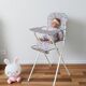 Vintage doll high chair, Japanese coated Liberty Hello Kitty