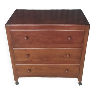 Vintage wooden chest of drawers