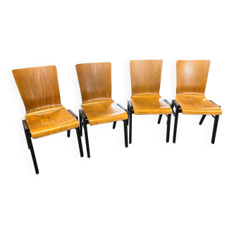 Suite de 4 chaises hollandaises