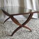 Table basse en bois massif style anglais - mid. XXeme