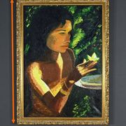 Important Oil on Canvas “La Tahitienne” signed Morillon – 1985