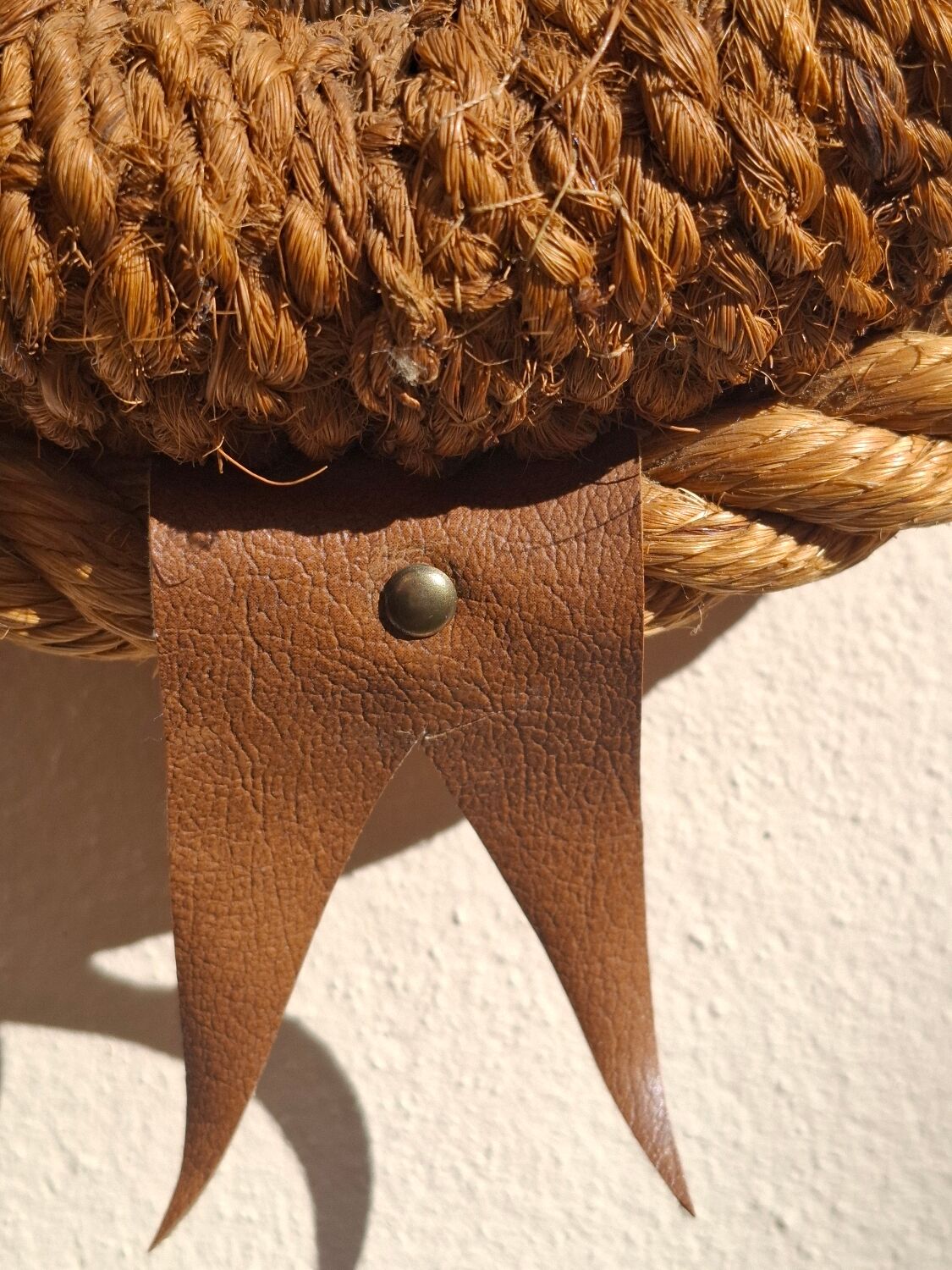 Rope mirror by Audoux-Minnet 1950