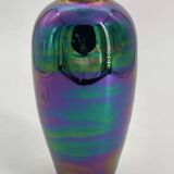 Vase vintage en céramique mercurisé