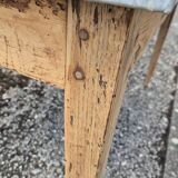 Old rustic farm table one drawer -1m20