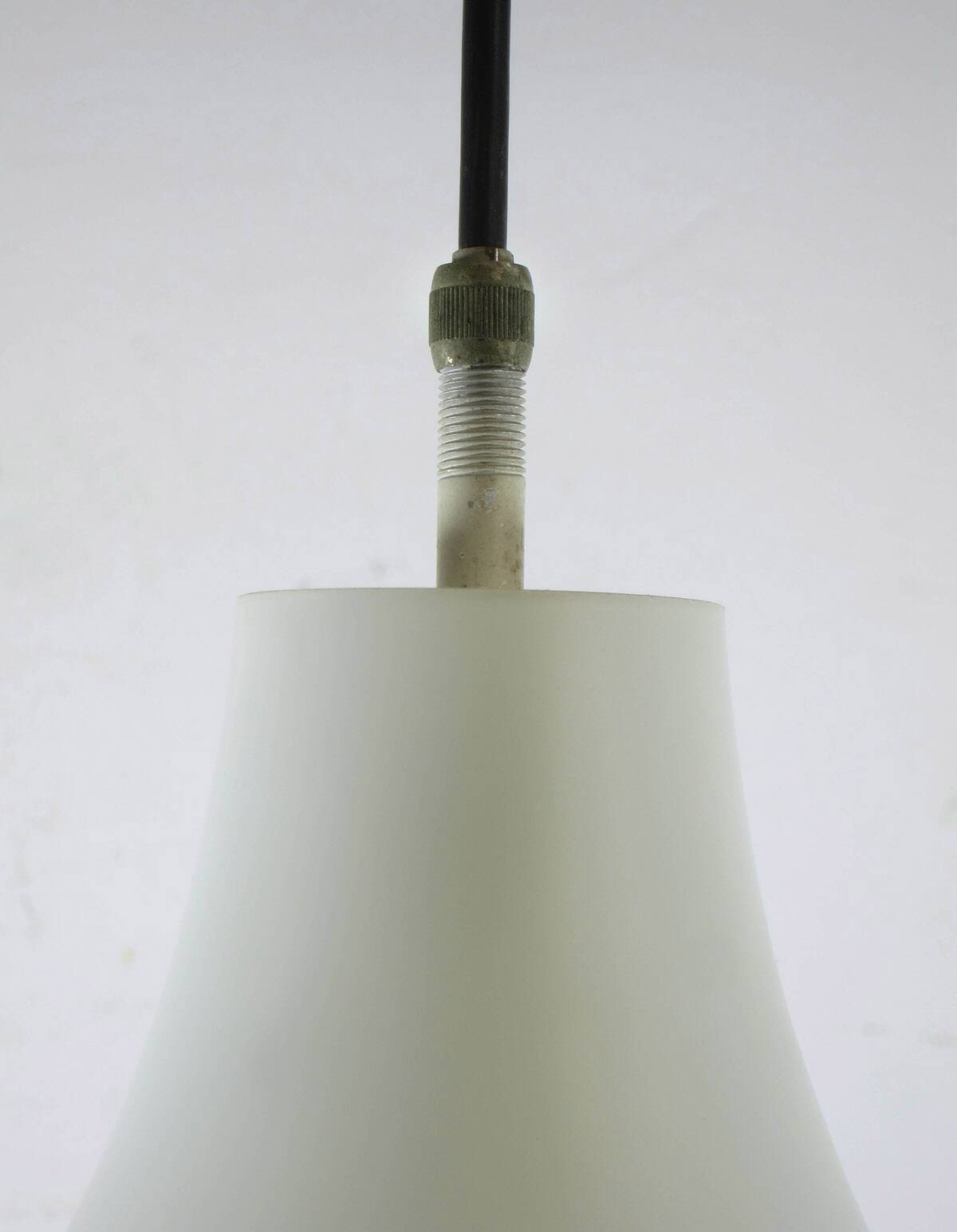 Lisa Johansson-Pape Vintage Opal Glass Pendant – Finnish Mid-Century Light