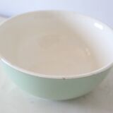 Green mint salad bowl, Villeroy and Boch, vintage