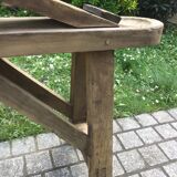 Ancien établi de menuisier banc d'âne XIXème