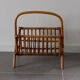 Wicker magazine rack