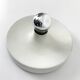 Space Age wall lamp by Staff Leuchten in aluminum, Flush Light, 1960-70