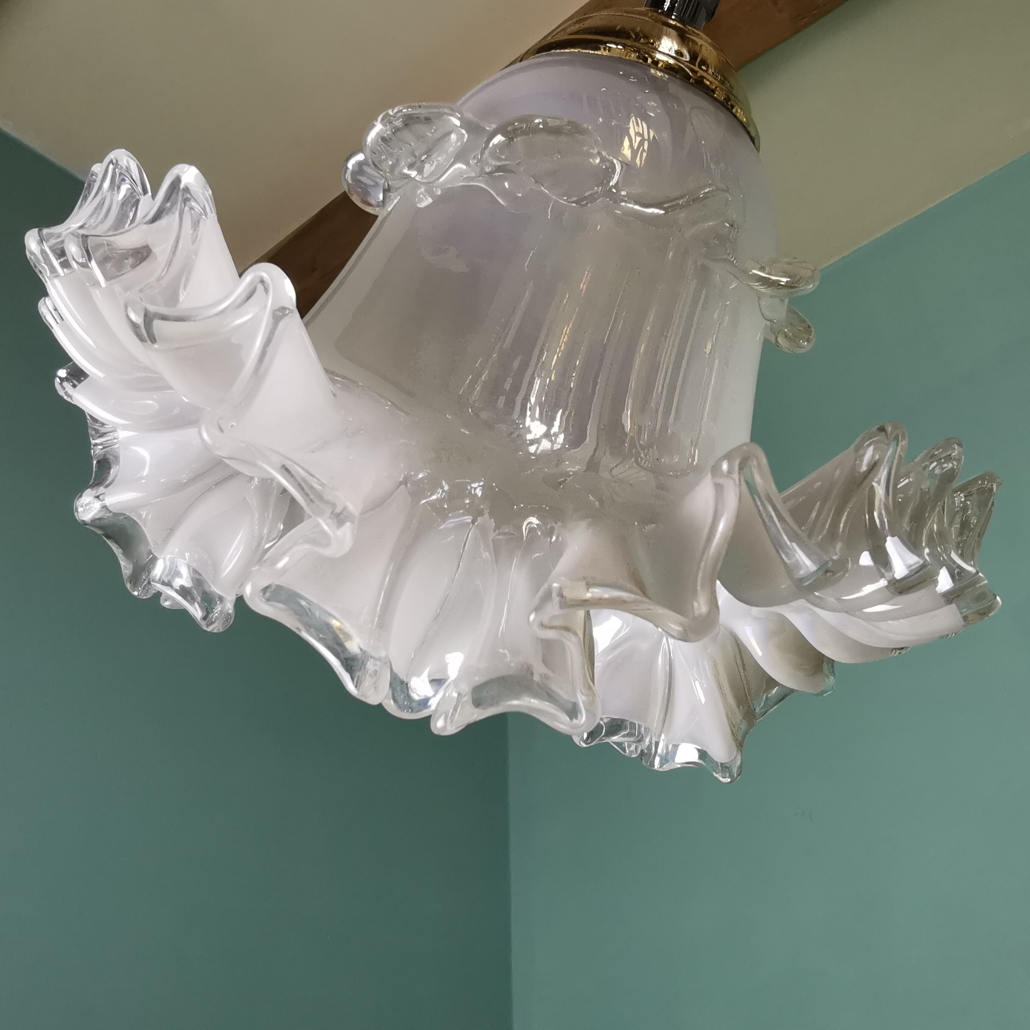 Italian murano glass chandelier
