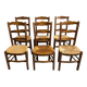 Chaises bistrot paillées