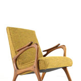 Armchair 'Rondeling'  yellow | 2 pieces in stock - dutch mid century modern