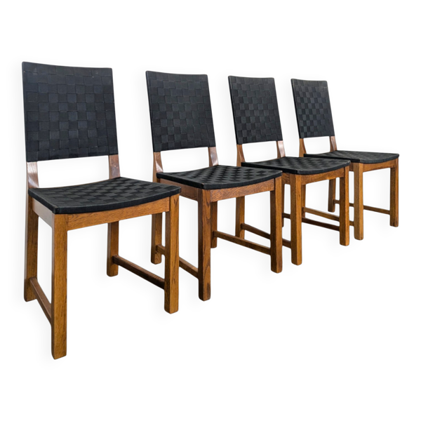 Série de 4 chaises modernes