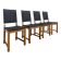 Set of 4 modern chairs